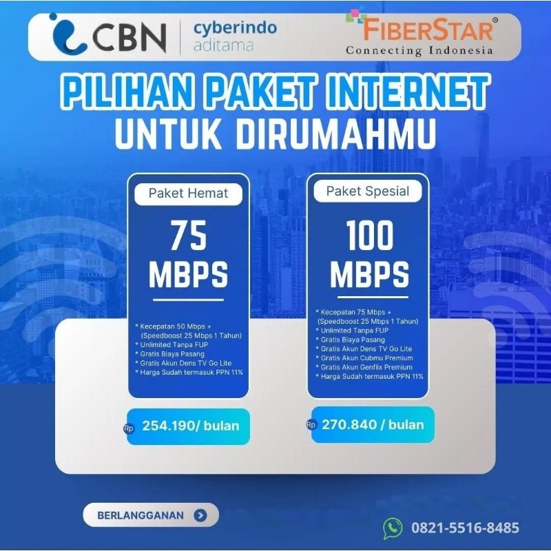 WIFI INTERNET CBN FIBER