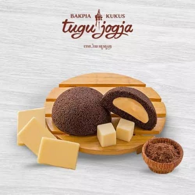 

Bakpia kukus Tugu Jogja varian Brownies Keju