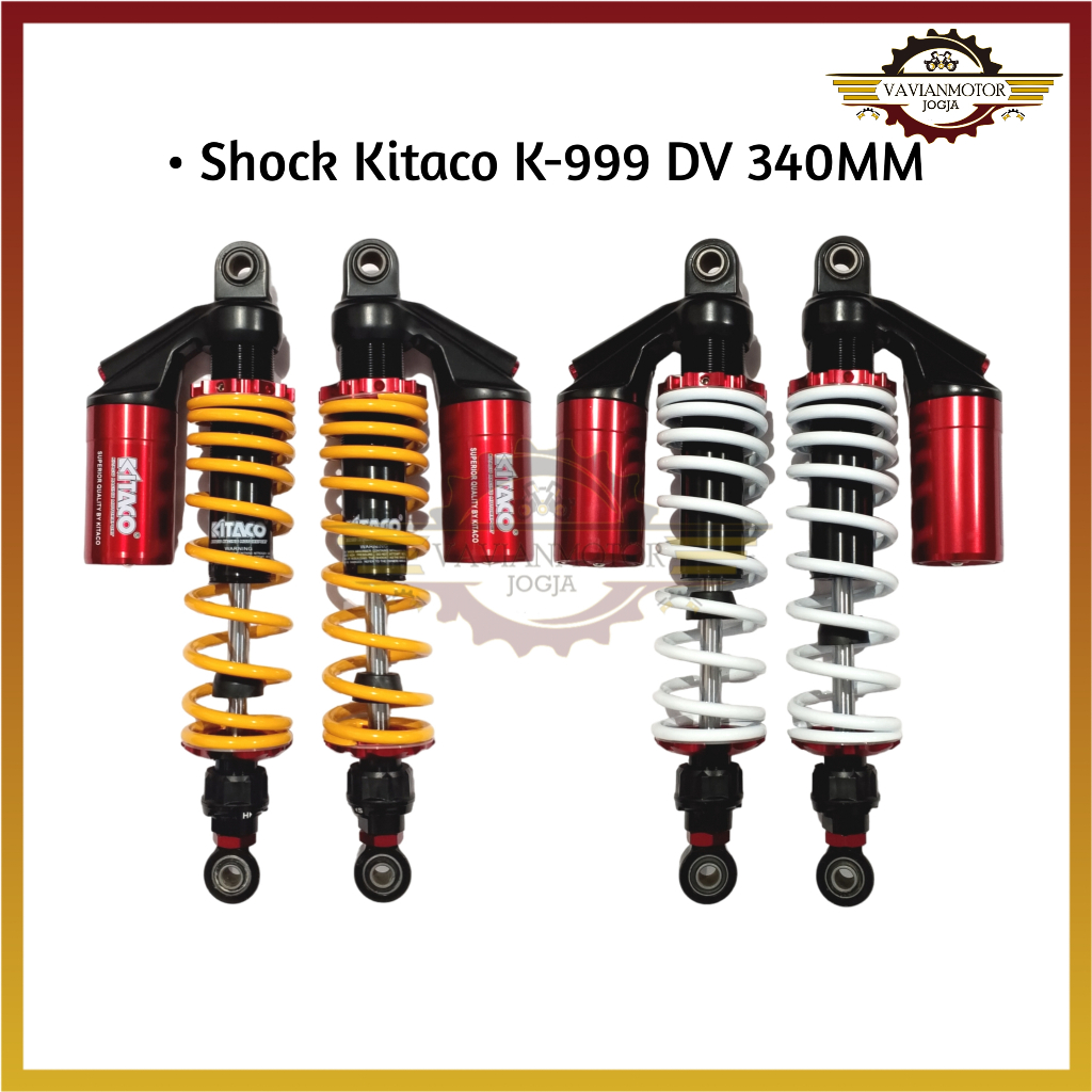 Shock Shockbreaker DBS Shock Tabung Kitaco K-999 DV 340mm Belakang Supra Vega Jupiter RX King F1ZR