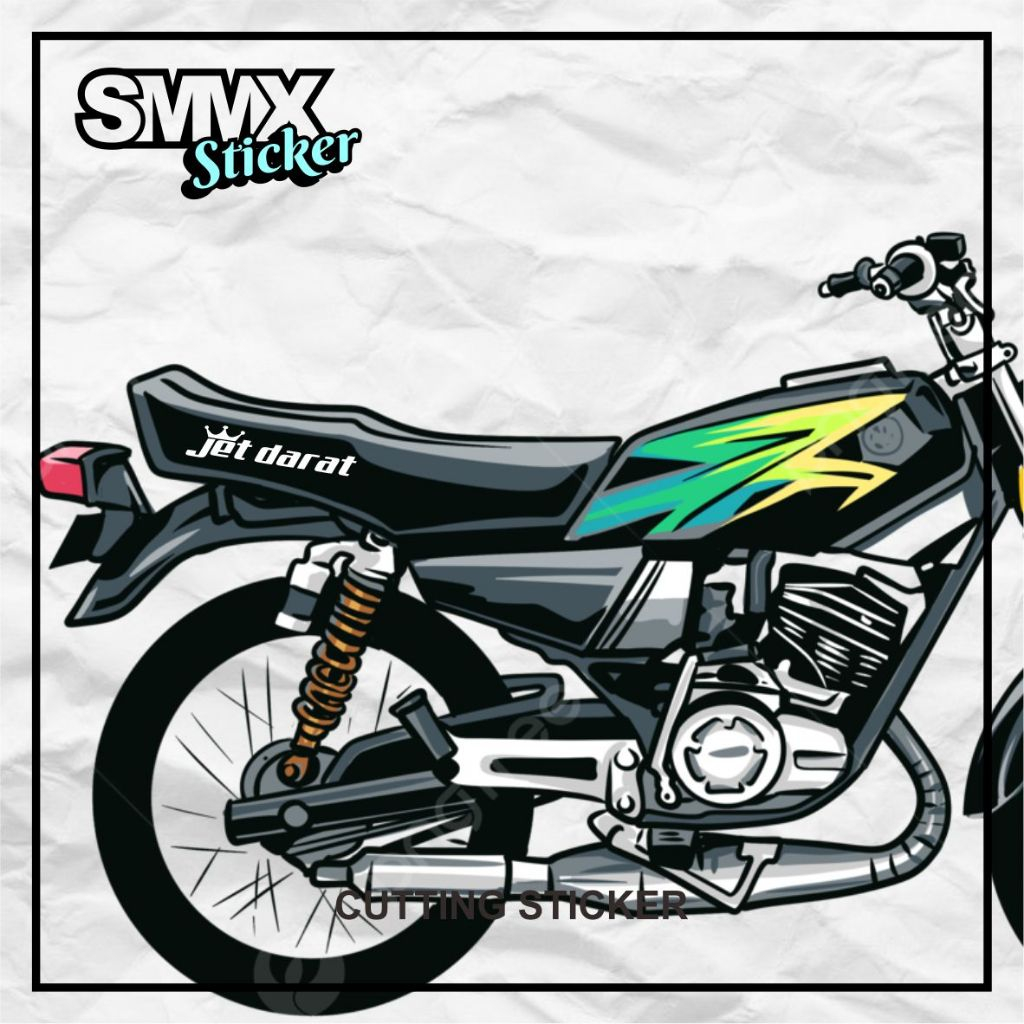 Cutting Sticker Jet Darat|sticker motor dan mobil