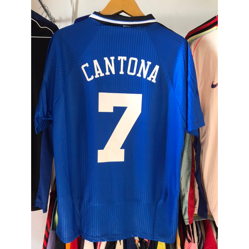 FREE NAMESET CANTONA #7 JERSEY MU RETRO 3RD 1996 SPONSOR VELVET TIMBUL PREMIUM