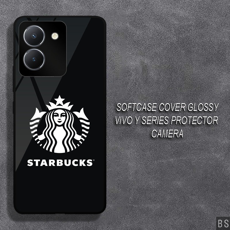 ( MK08 STARBUCKS ) Softcase Glossy Vivo Y36 4G/Y27S 4G/Y36 5G/Y27/Y22/22S/ Y35,5G/Y16/Y03/Y18/Y20/Y1