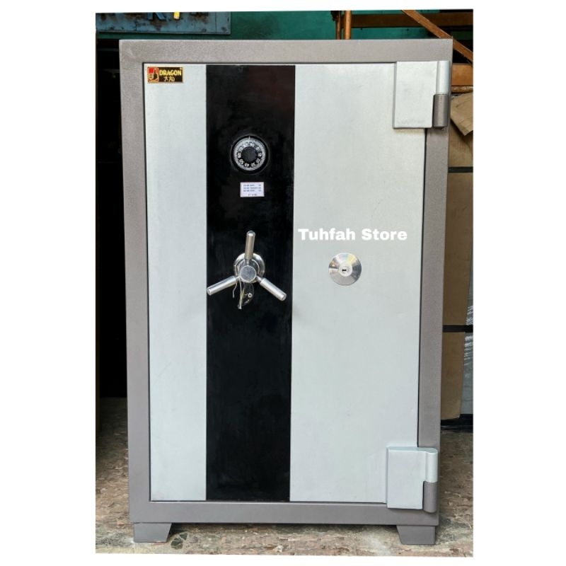 Brankas Dragon A4 LK Brangkas Kantor Rumah Safety Box Tahan Api Brankas Tinggi 1 Meter Kondisi Baru