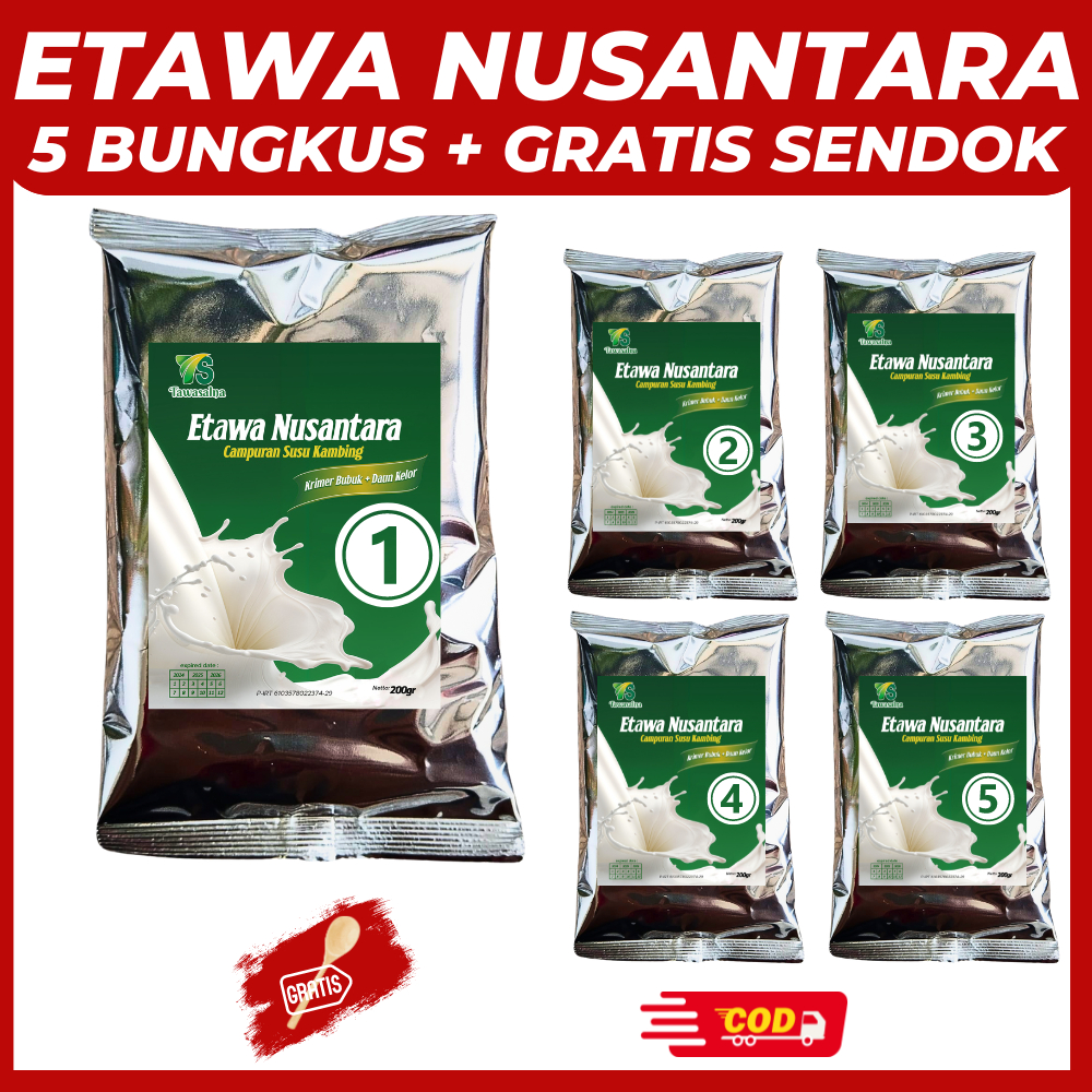 

Susu Kambing Etawa NUSANTARA USWAH Bubuk Kelor 1 Kg 1000 Gram