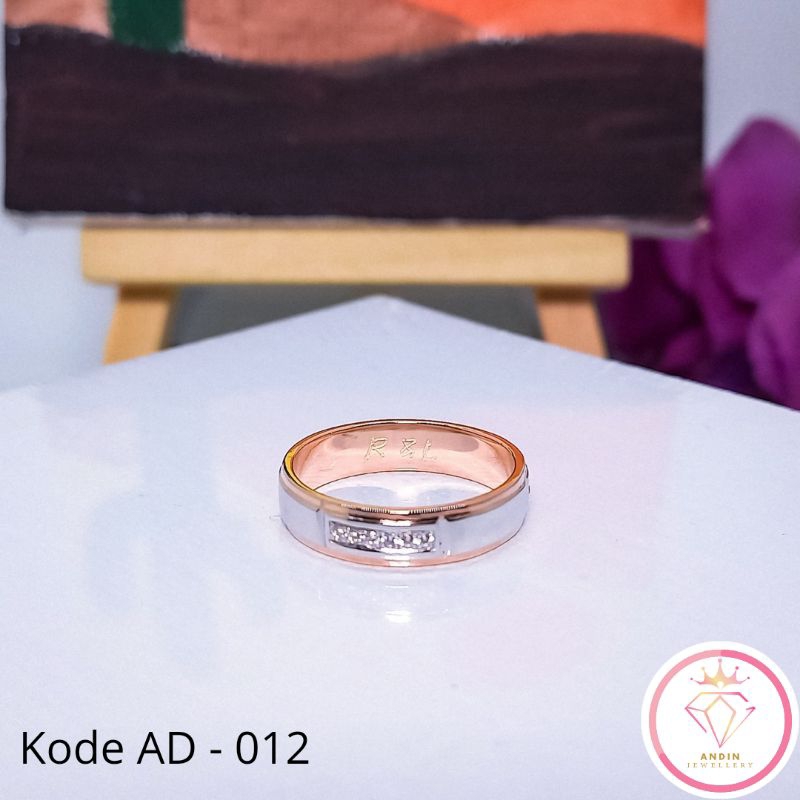 Cincin Tunangan Pria Perak925k