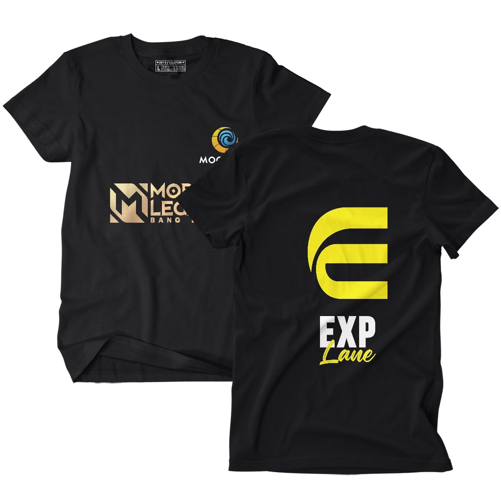 Kaos Mobile Legend Exp Lane Kaos Distro Katun Combed 24s T-shirt Pria