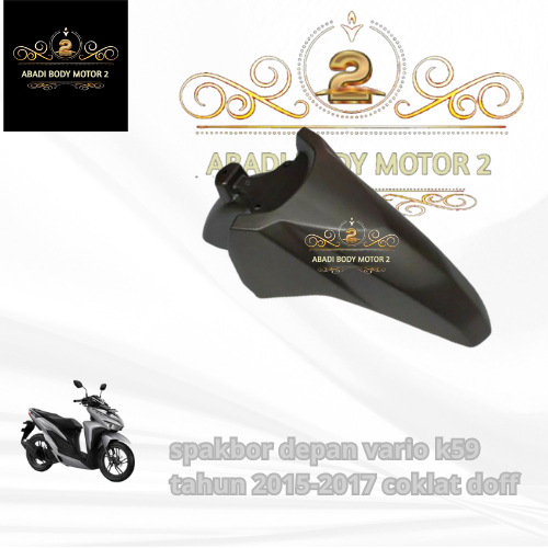 Spakbor Slebor depan Vario 150 125 LED 2015 2016 2017 non original COKLAT DOF