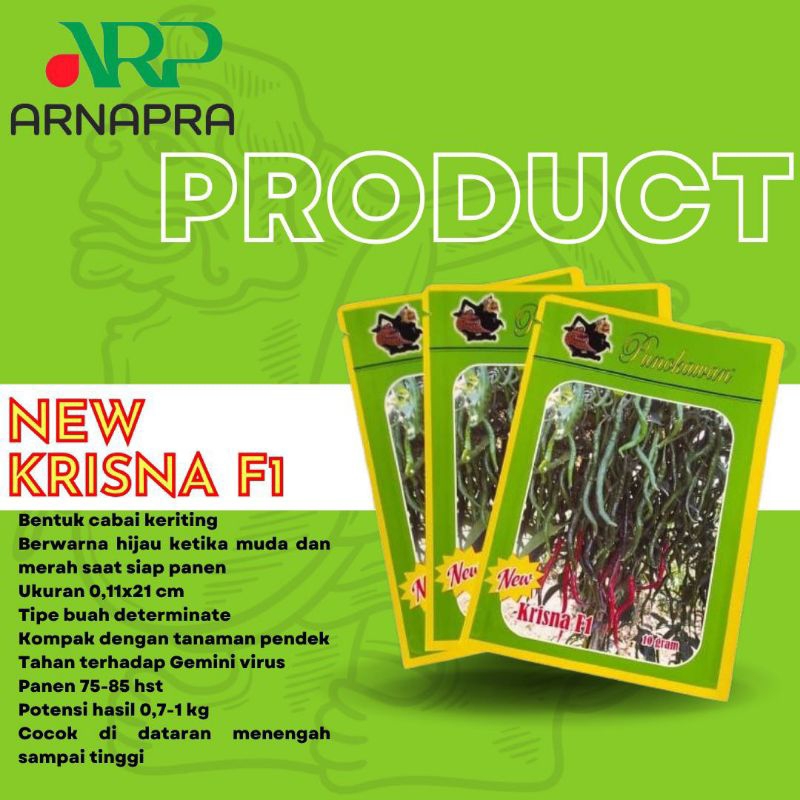 CABE MERAH KERITING NEW KRISNA F1