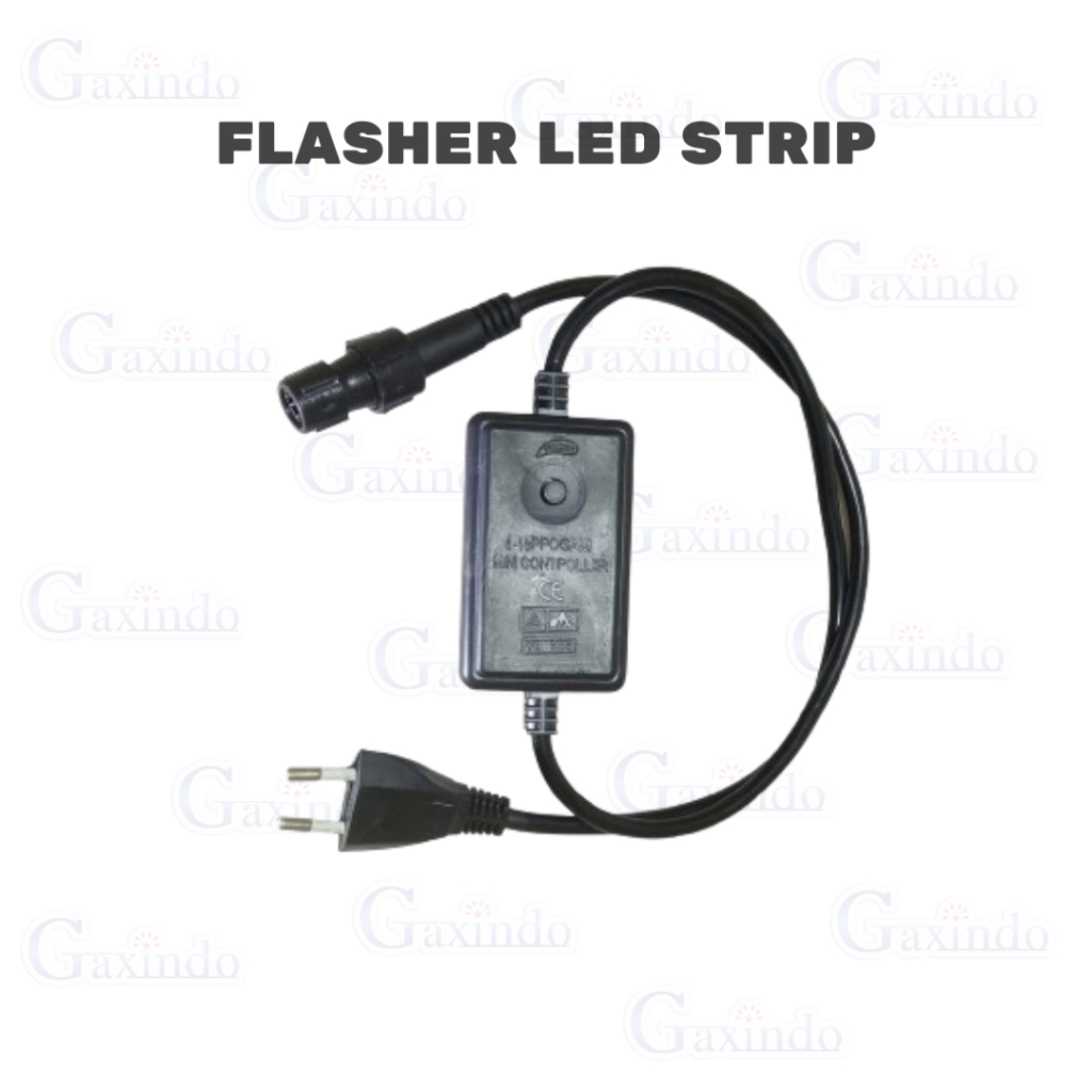 SOCKET FLASER LED STRIP RGB ADAPTOR SMD 5050 LAMPU SELANG BULAT 3 JALUR F1034 ADAPTOR LED STRIP