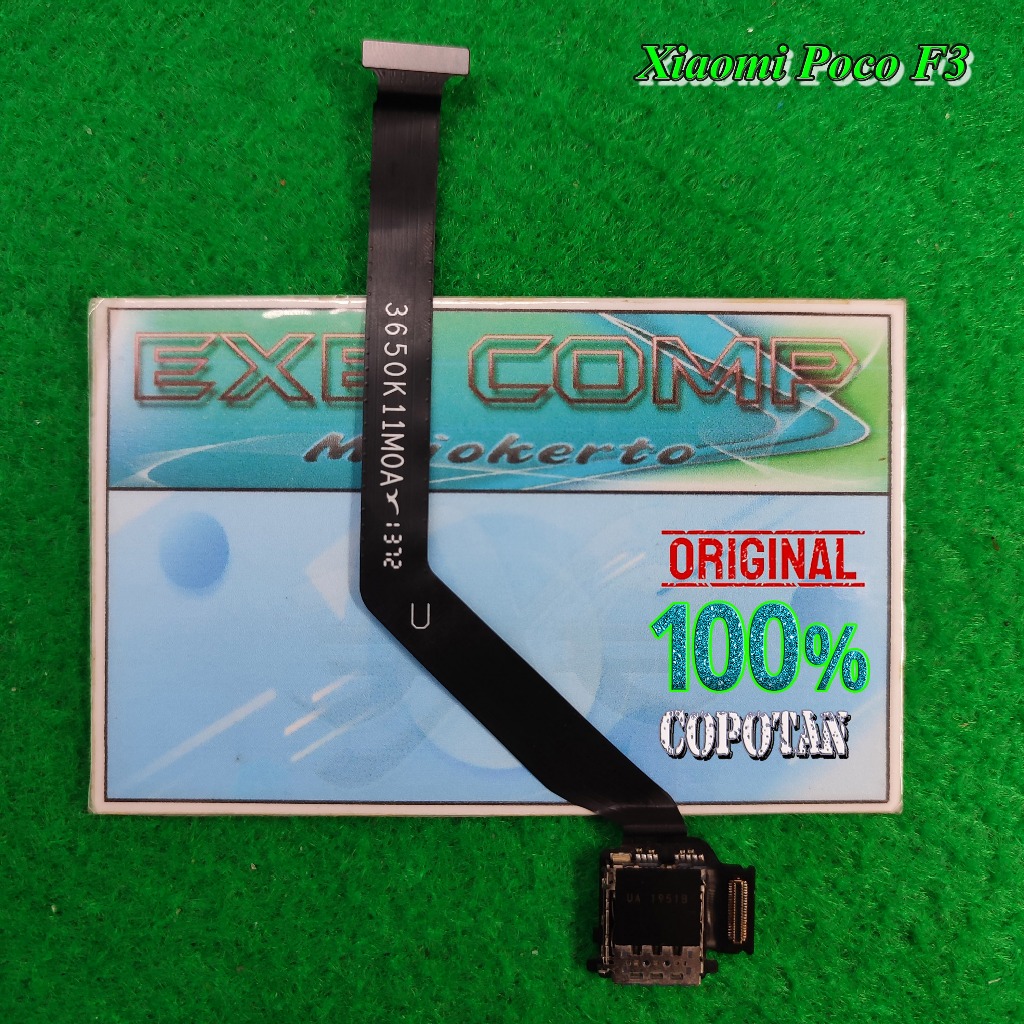 Xiaomi Poco F3 (2021) Fleksibel penghubung LCD flexible tempat simcard original copotan | eXe Comp
