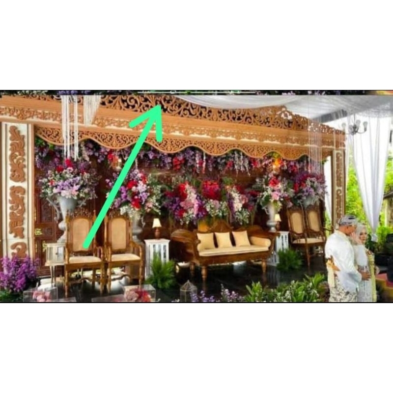 TERBARU mahkota ukiran 3D dekorasi spon karet