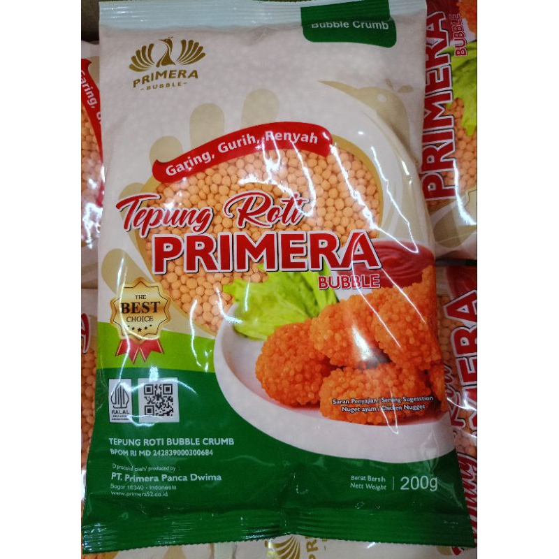 PRIMERA BUBBLE CRUMB/tepung roti Primera bubble