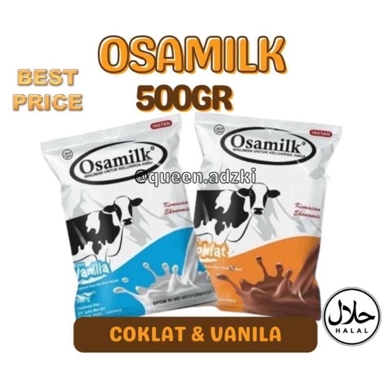 

(Terlaris) Susu Osamilk 500gr Rasa coklat vanila