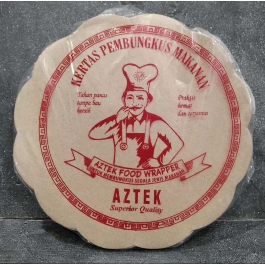 Kertas nasi bulat isi 250 Lembar