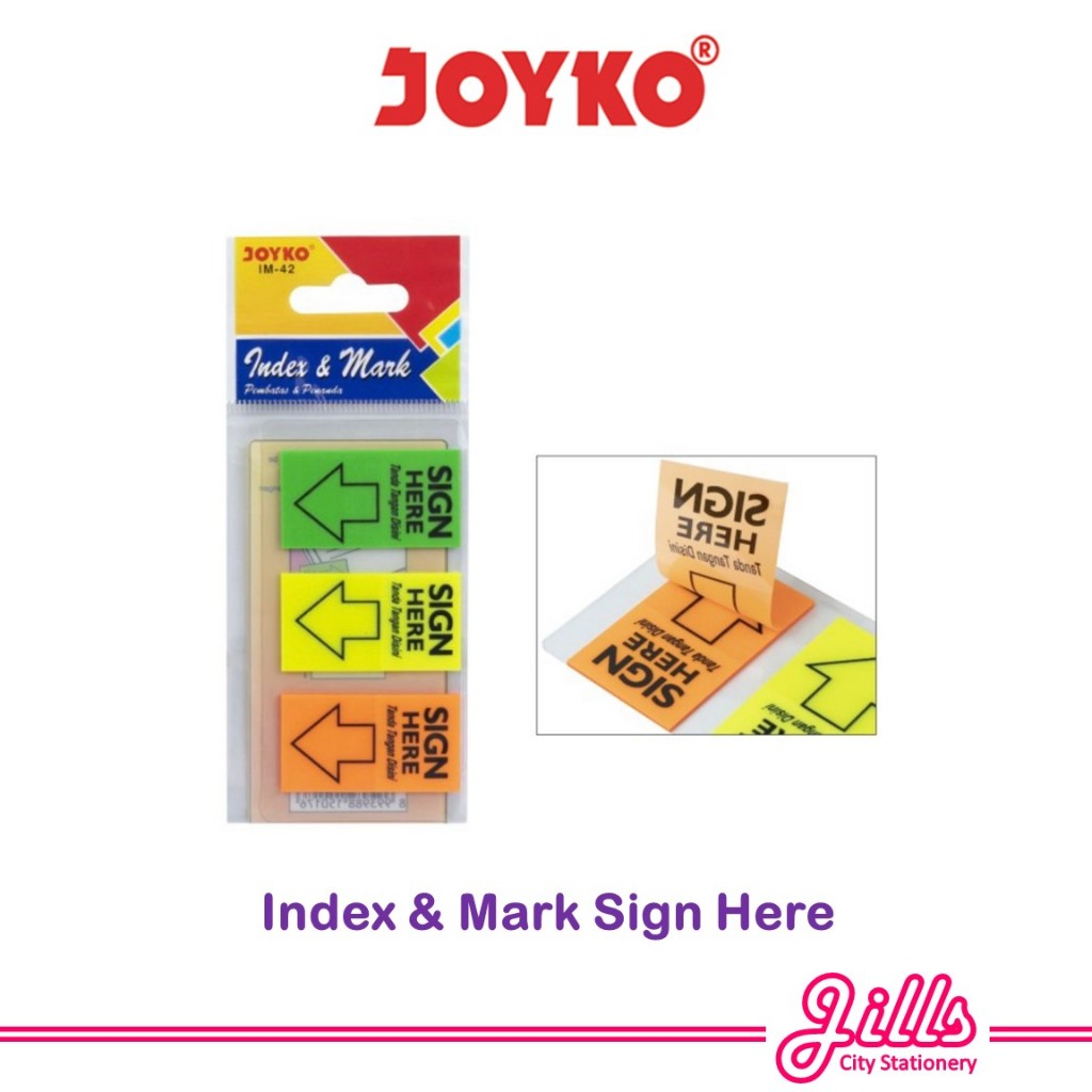 

Joyko Sticky Note / Index & Mark / Penanda / Pembatas Plastik IM-42