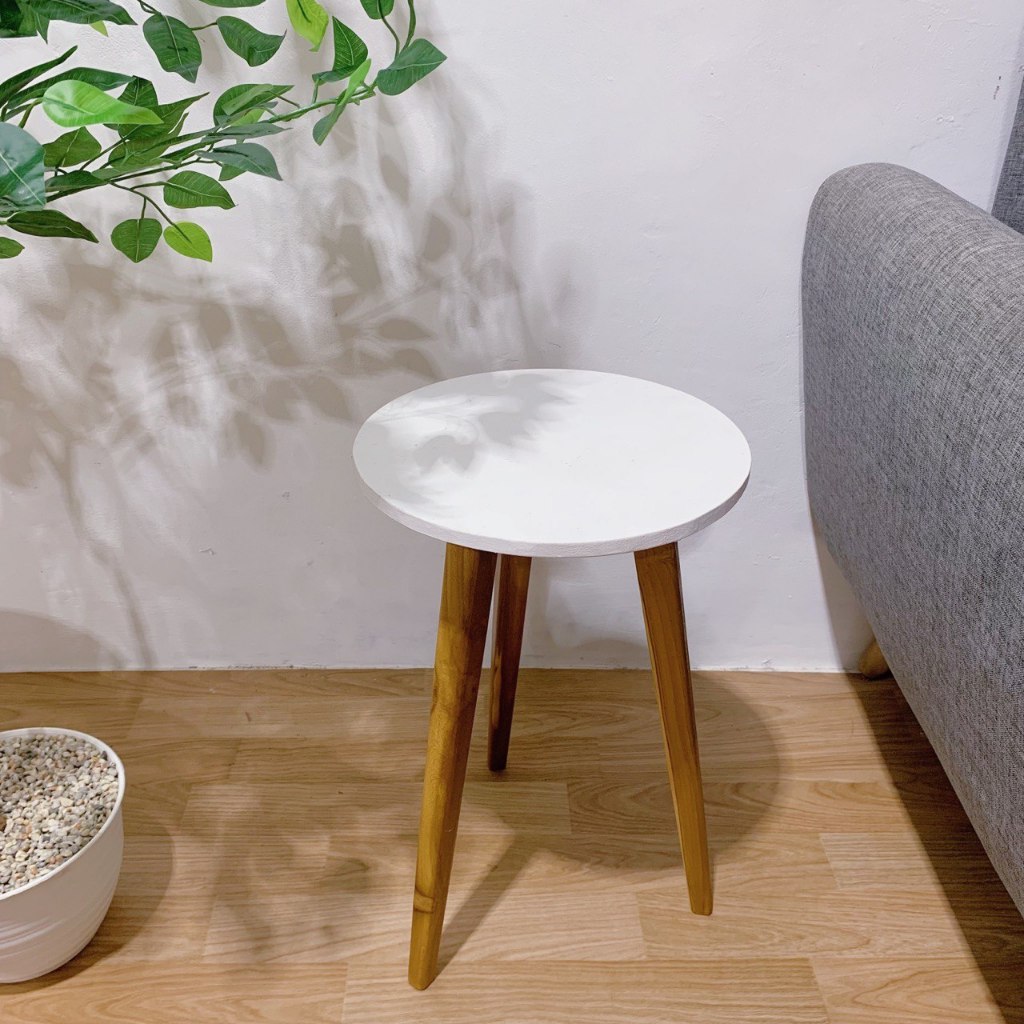 Meja Bulat Minimalis / Meja Kopi Minimalis / Meja Bulat Murah