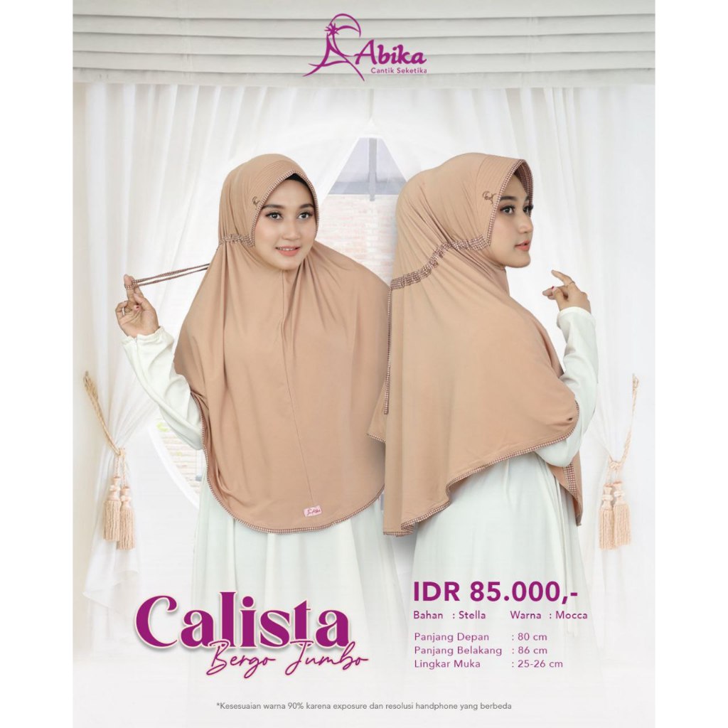 ABIKA HIJAB CALISTA BERGO JUMBO