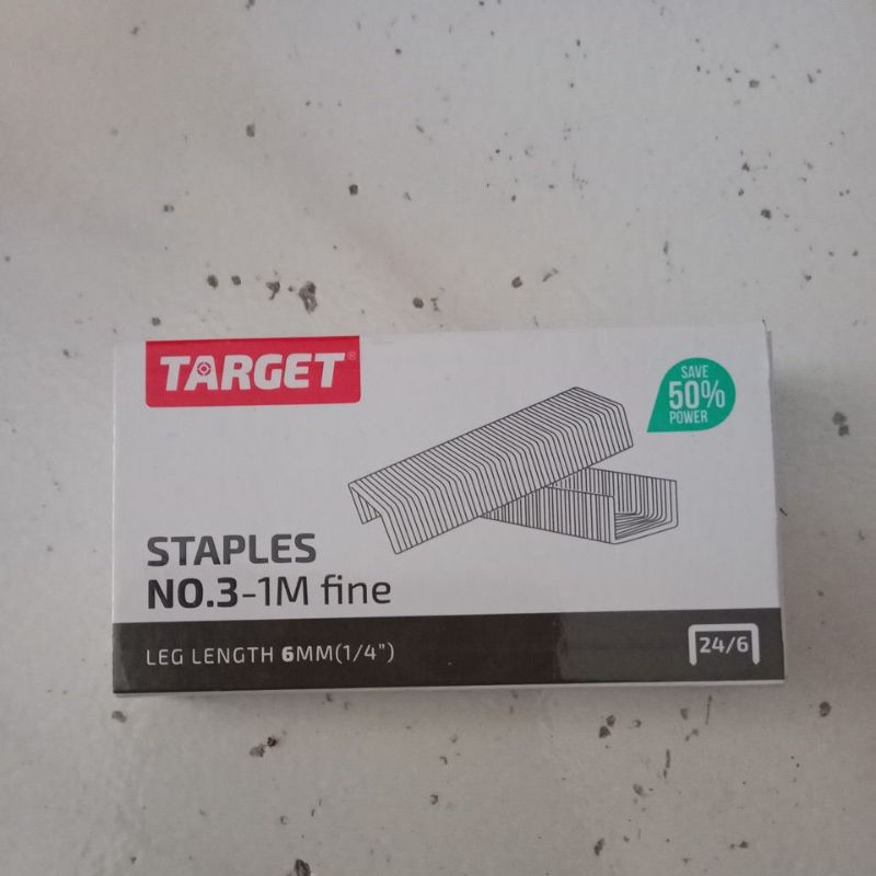 

isi staples target no. 3