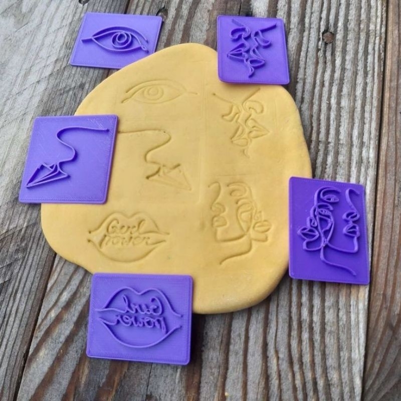 

soap stamp custom - clay stamp - stempel sabun - stempel clay - cookies stamp