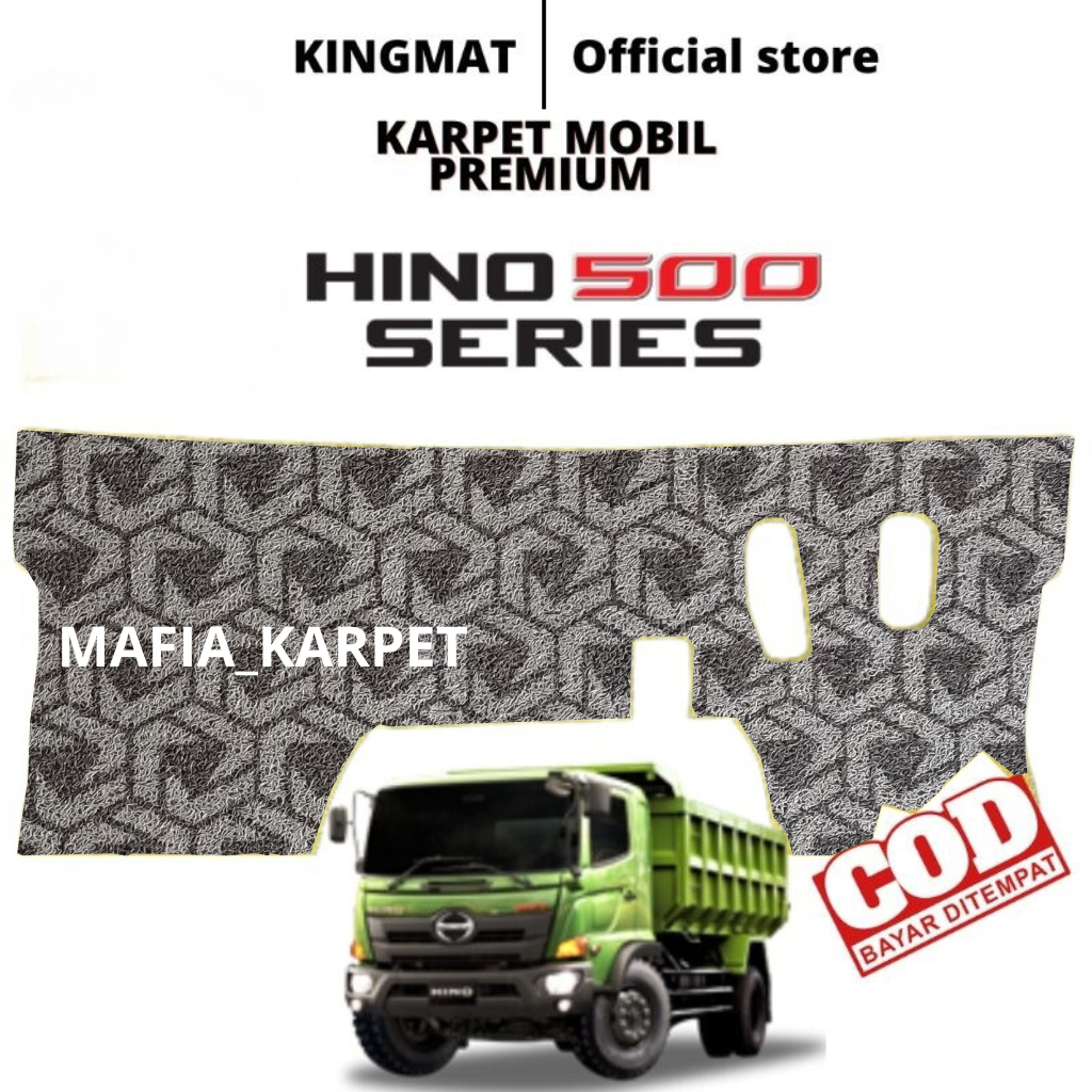 Aksesoris Interior Karpet Mie Bihun Truk Hino 500 Hino Lohan Hino 235Ti Hino Jember PRINTING MOTIF