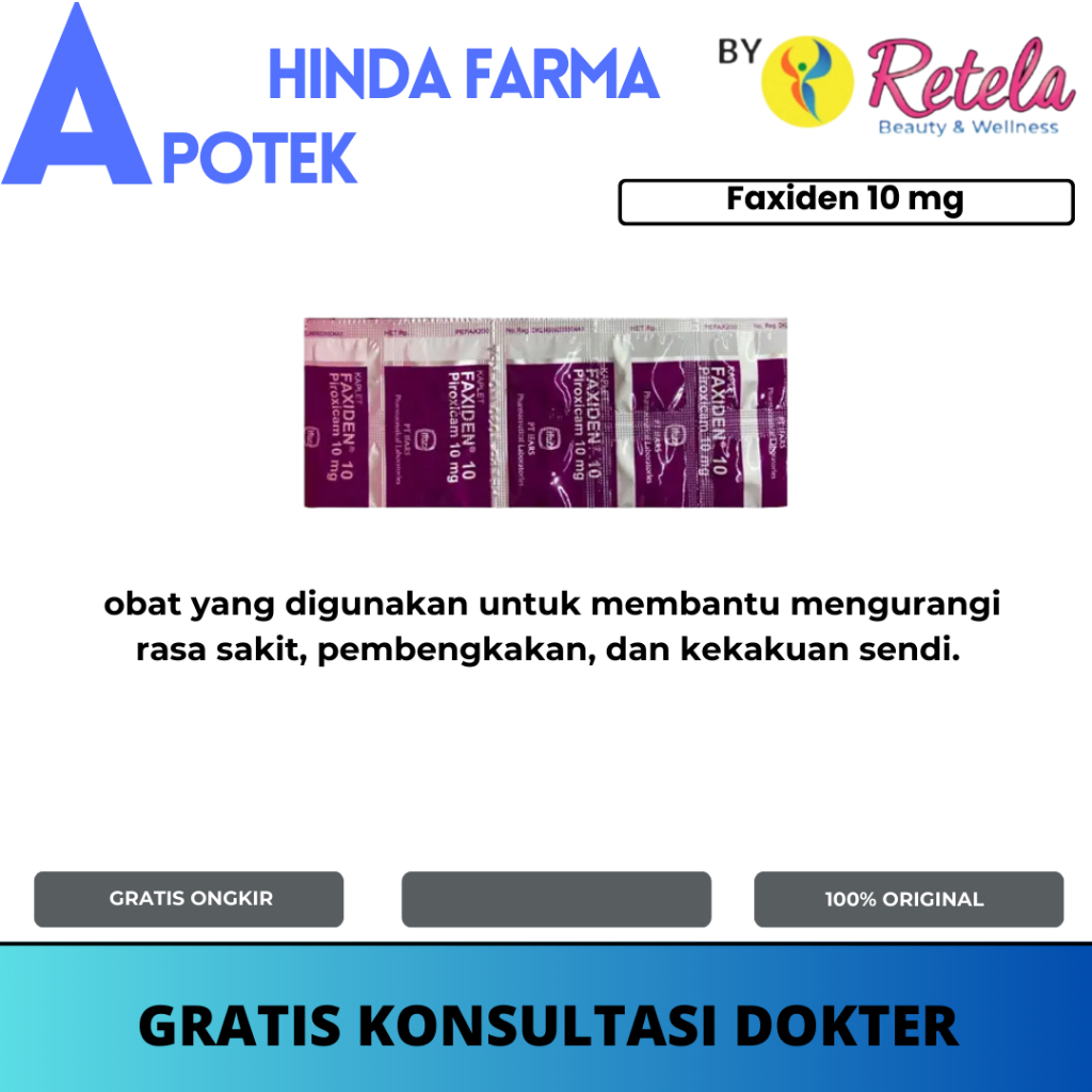 Faxiden 10 mg 10 Kaplet