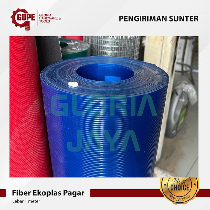 Fiber Pagar Plastik Tutup Pagar Ekoplas Lebar 1 Meter