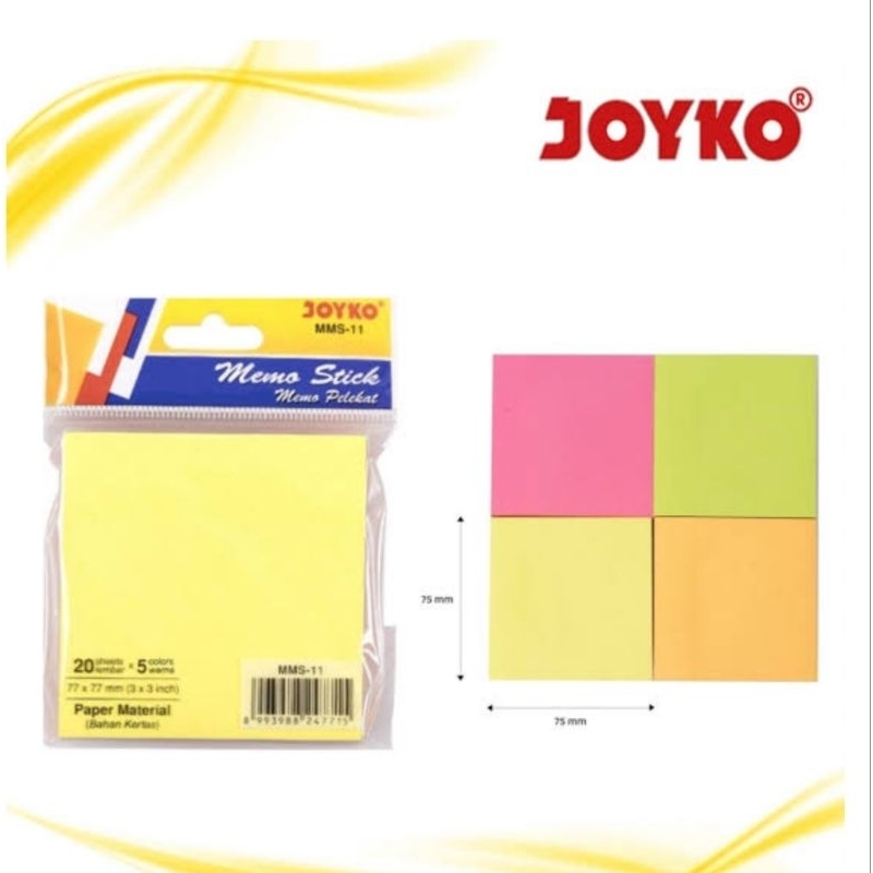 

(12 Pcs) Memo Stick Joyko MMS-11