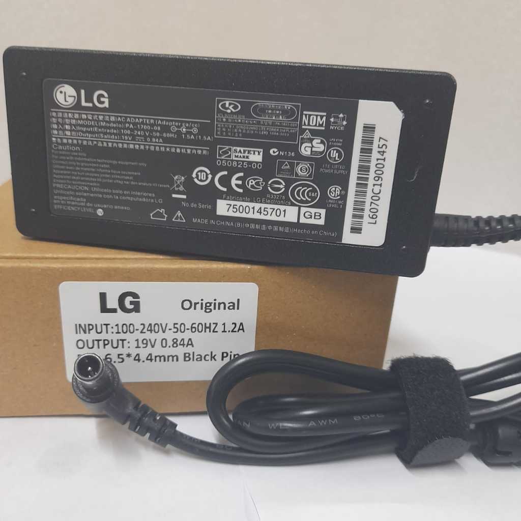Adaptor TV Monitor LCD LED LG 19V-0.8A LED TV Monitor