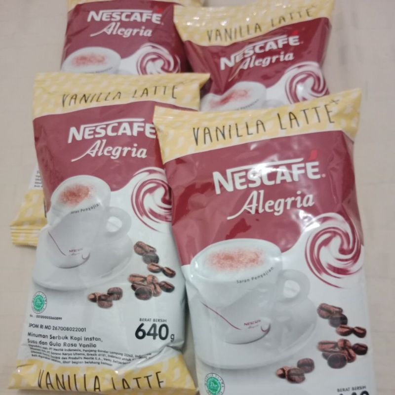 

640 Gr Vanila Latte Nestle Prof Nescafe Alegria