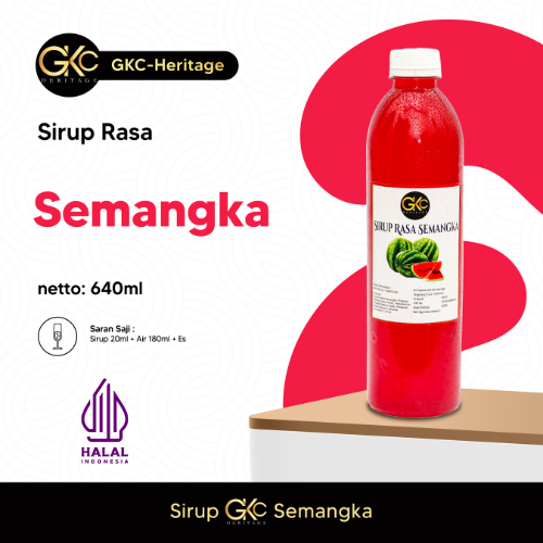 

Sirup GKC Heritage Rasa Semangka 640ml Syrup Watermelon