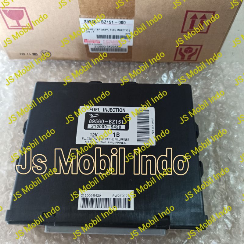 Ecu Komputer Computer Toyota Avanza VVTI Full Injetion 2006 2007 2008 2009 2010 Asli 89560-BZ151