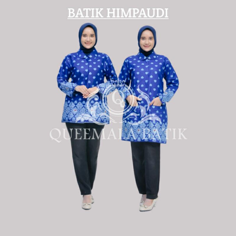 BAJU BATIK HIMPAUDI GURU FURING DAN NON FURING HIMPAUDI KAIN BATIK GURU HIMPAUDI NASIONAL terlariss