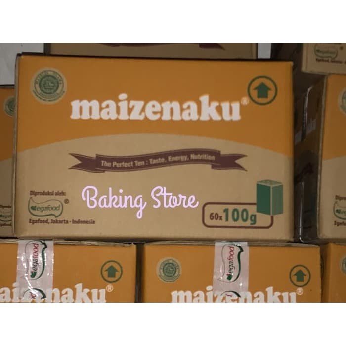 

Tepung Maizena Merk Maizenaku 60x100gr - Gosend Only!!!