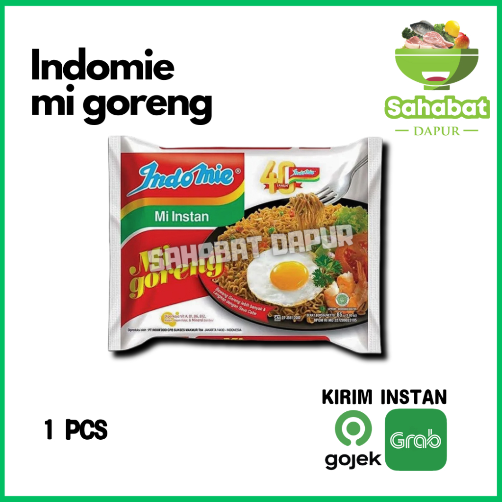 

Indomie Goreng / Mie Goreng 1pcs - Sahabatdapur