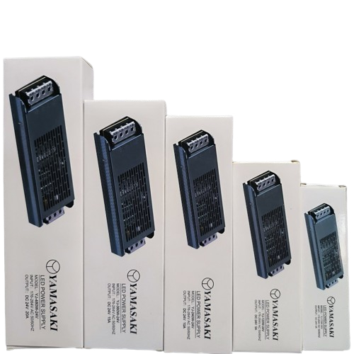 Yamasaki Trafo Power Supply Slim 24V 3A 5A 10A 15A 20 Ampere 24 Volt