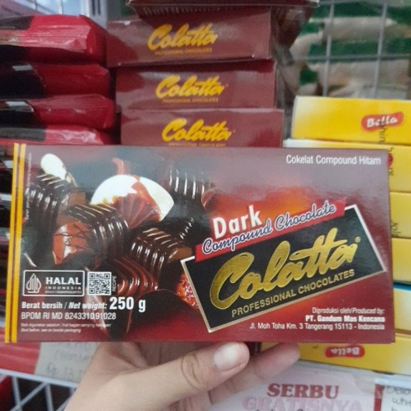 

Colatta Compound Dark Chocolate 250gr