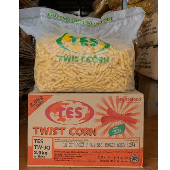 

twist corn 250gr - snack - cemilan - snack kiloan - chiki - ciki - ciki rasa jagung - jajanan