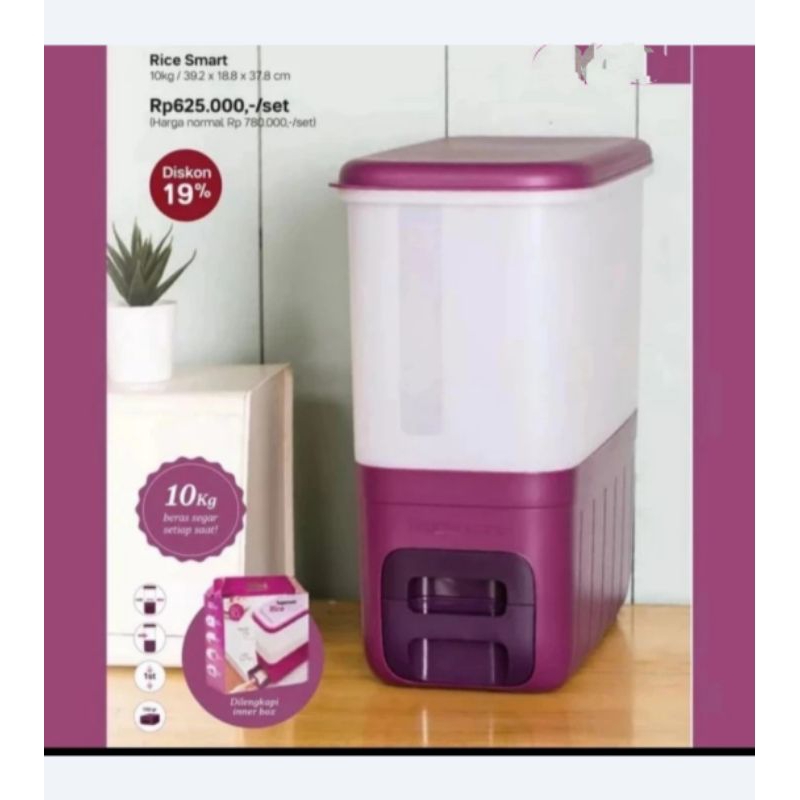 Rice Smart Tupperware~wadah beras
