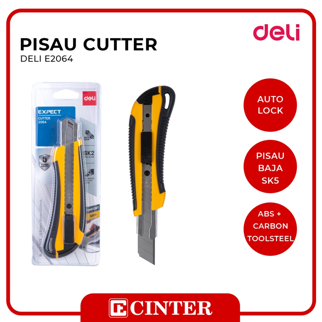 

DELI - PISAU CUTTER BESAR / PISAU BAJA E2064