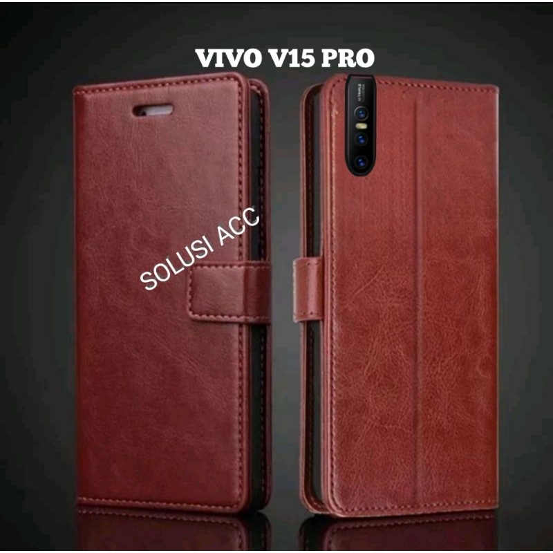 CASE HP VIVO V15 PRO/VIVO 1818 FLIP COVER WALLET SARUNG HP CASING DOMPET