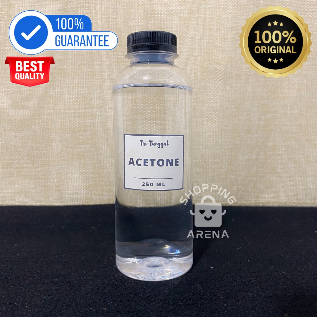 Acetone 250ml Cairan ASETON Ampuh Menghilangkan Kutek Penghilang Cat Kuku Pelunak Resin Membersihkan