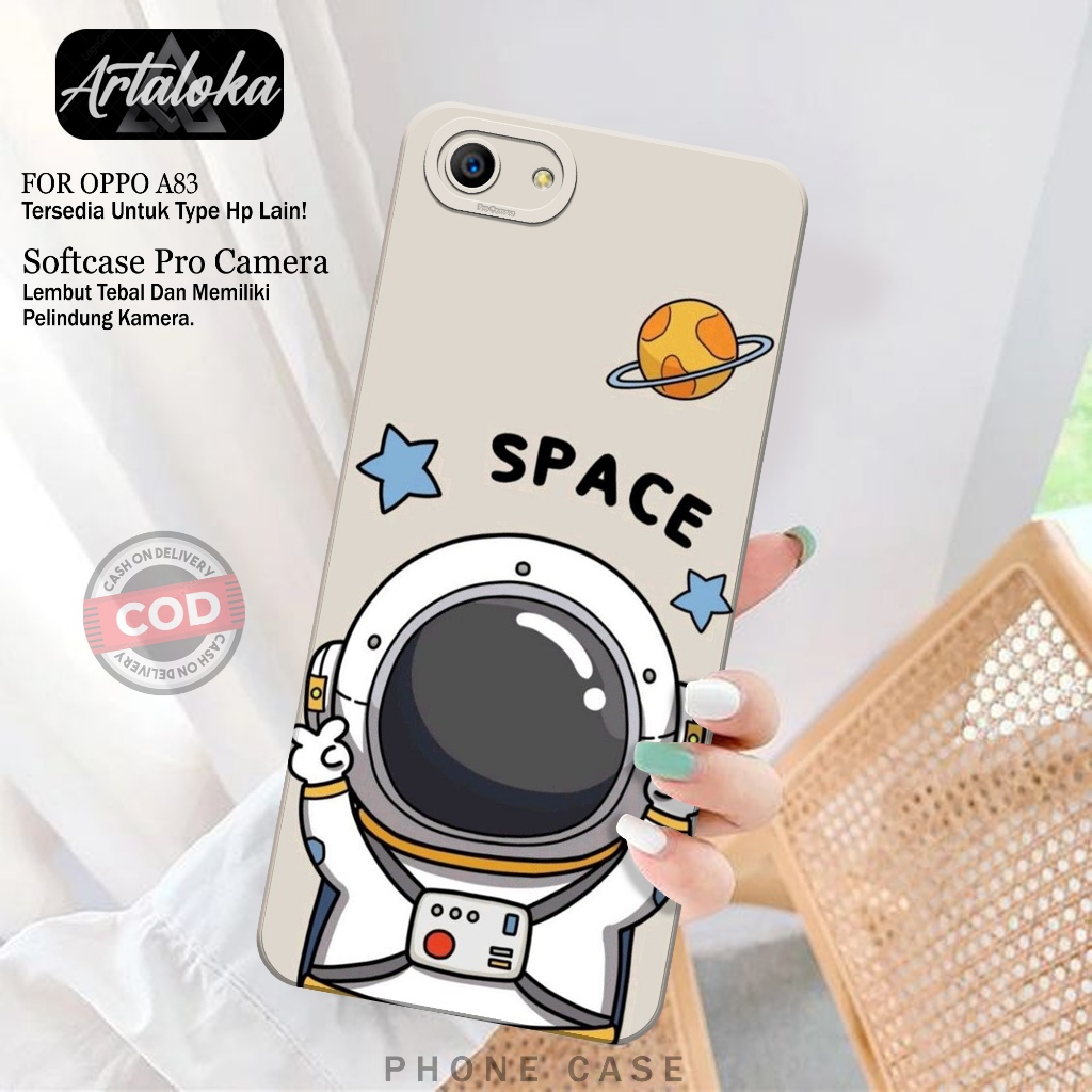 Case Hp OPPO A83 Fashion Case Astronod Softcase OPPO A83 Silikon TPU Pro Camera Casing OPPO A83 Cove