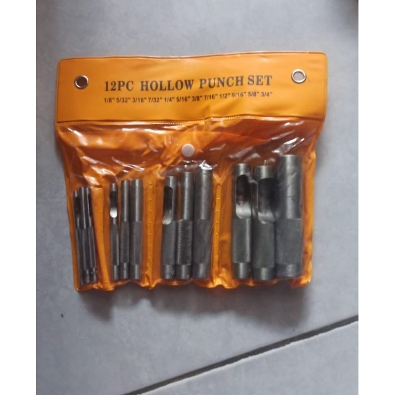 

hollow punch set 12pcs mata plong set