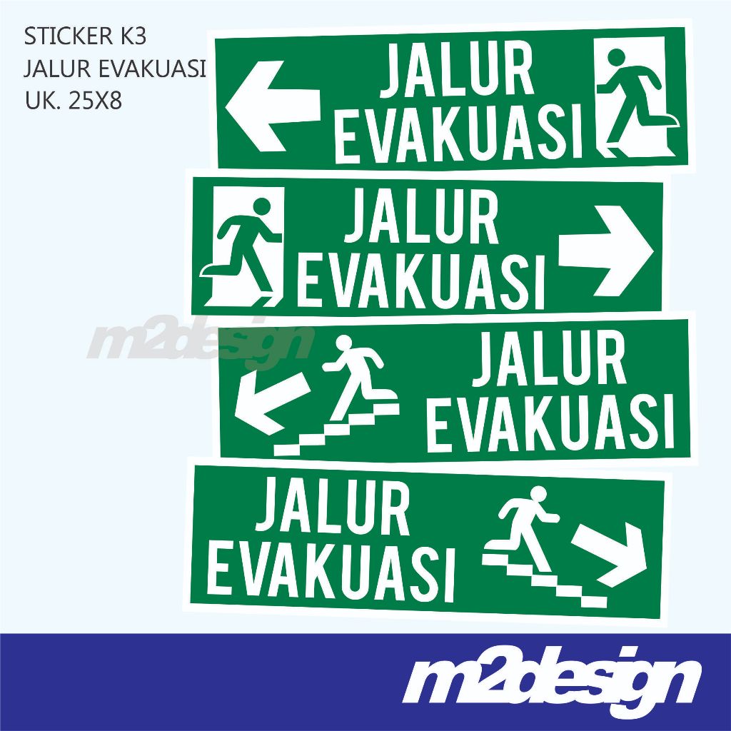 

STICKER K3 JALUR EVAKUASI