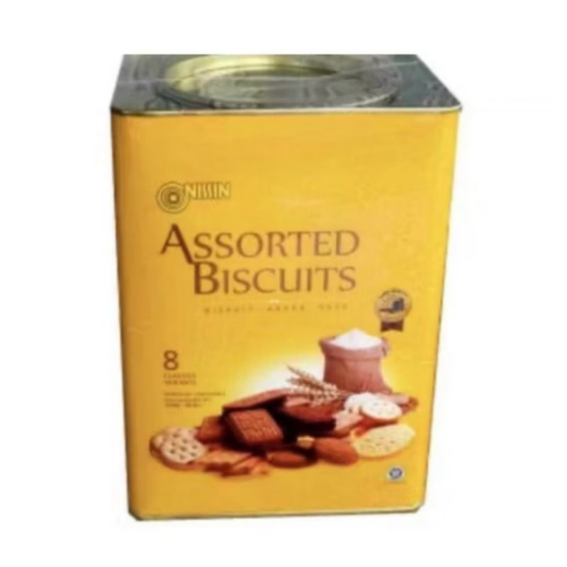 

NISSIN Yellow Assorted biscuit 1100gr kaleng biskuit aneka rasa