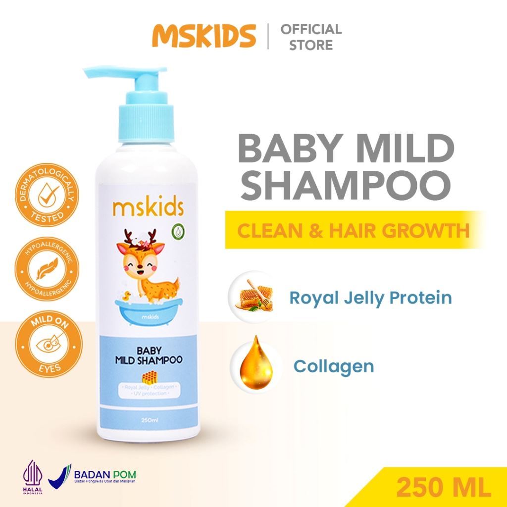 Maisonmiel | MS kids Daily Cream / Bubble Wash / Baby Mild Sampoo / Sunscreen - MS Kids ms glow sabu