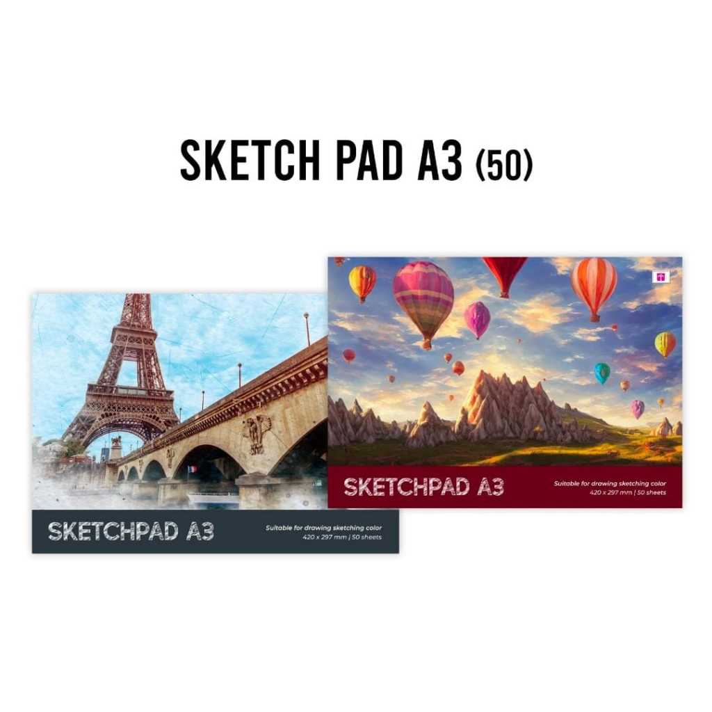 

Tiara sketch book A3 50lbr