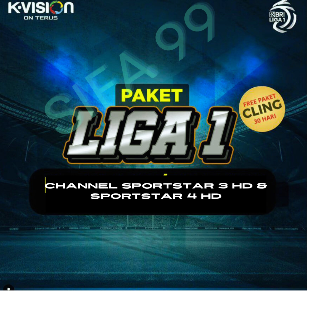 Promo Voucher Paket K-VISION LIGA 1 Indonesia Paket LIGA1 KVISION