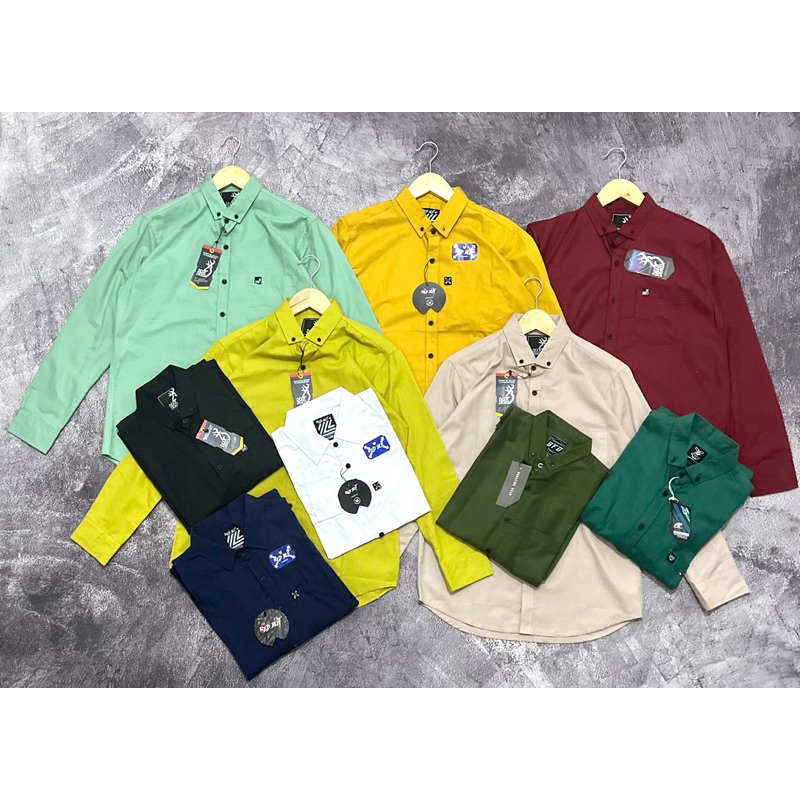 Kemeja Polos Pria Premium Good Quality Cotton Kahatex