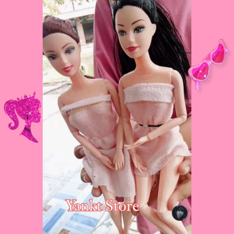 Boneka Berbi Tekuk Cantik Satu Pcs